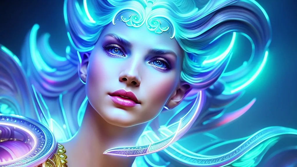 Lexica Aperture v2 Hyper detailed ultra sharp, trending on artstation, vibrant aesthetic, blonde ethereal sublle (((smiling)))+++ luminous heavenly goddess, angel, colorful, psychedelic, ornate, intricate, digital painting, concept art, smooth, sharp focus, illustration, not human anthropomorphic alien cyborg, art by artgerm and greg rutkowski and h. r. giger, louis royo, salvador dali, 8 k