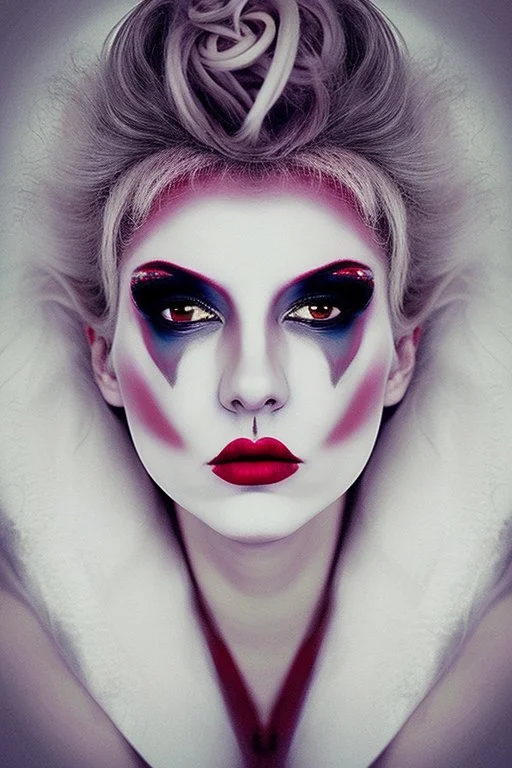 Extremly rich alternative opera artist Nena Lissou known for her out there style portrait