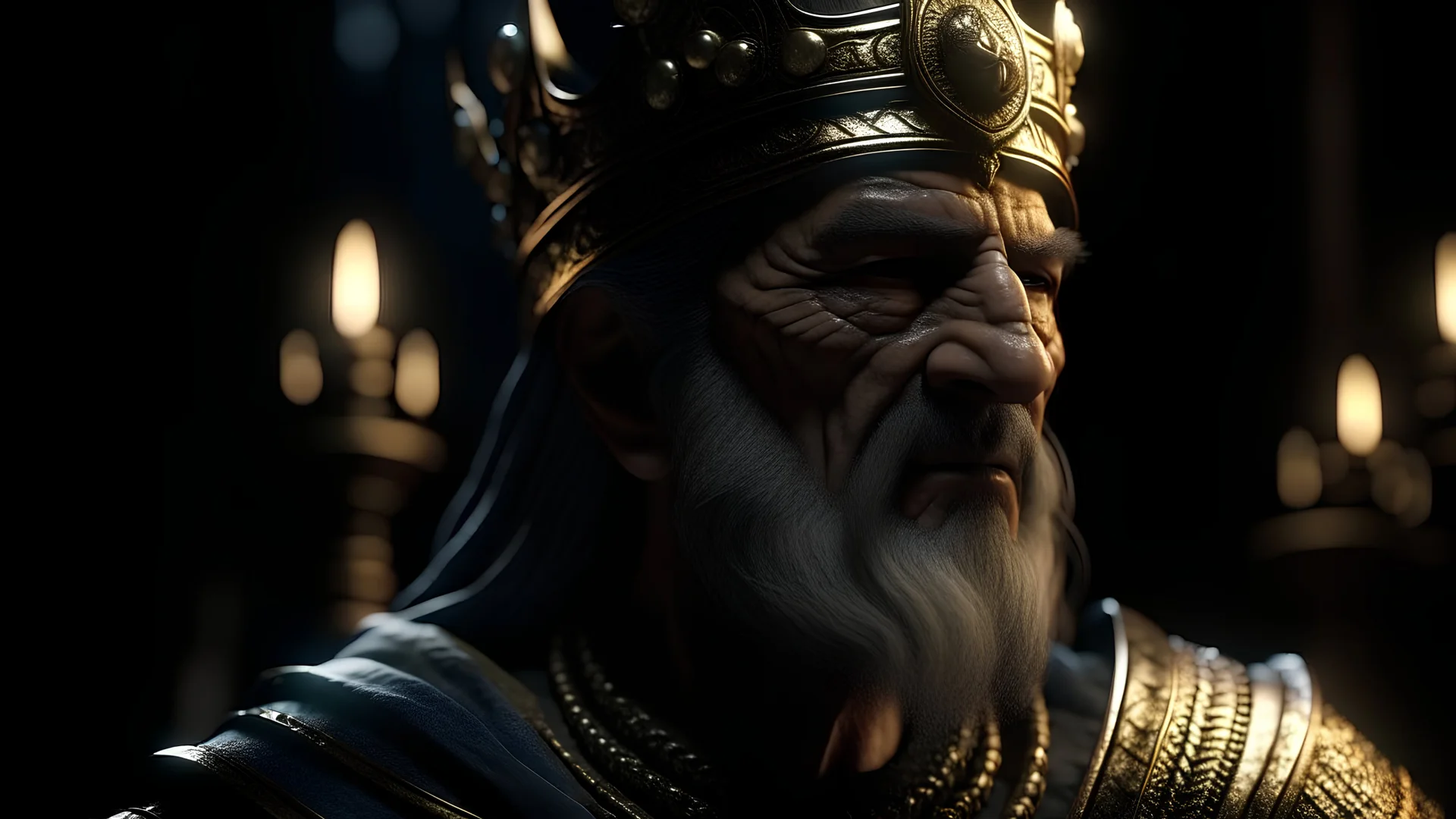 The king's realization that extremes of excessive speech and inner turmoil are hindrances to peace echoes the Middle Way's wisdom..4k resolution