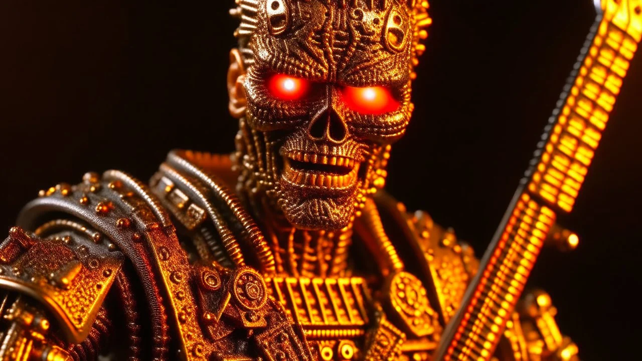 4K, ultra details, firestarter hard rock terminator