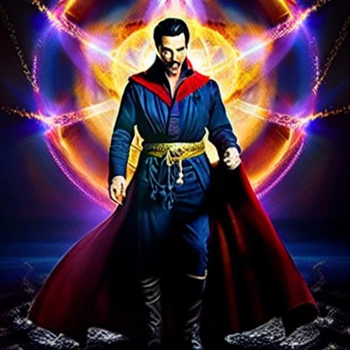 Ultra detailed fullbody Portrait in oil on canvas of Dr. Strange, extremely detailed digital painting, extremely detailed face,crystal clear Big Glowing eyes, mystical colors ,perfectly centered image, perfect composition, rim light, beautiful lighting, 8k, stunning scene, raytracing, anatomically correct, in the style of robert e howard and Ken Kelley and Ohrai Noriyoshi and Simon Bisley and tomzj1