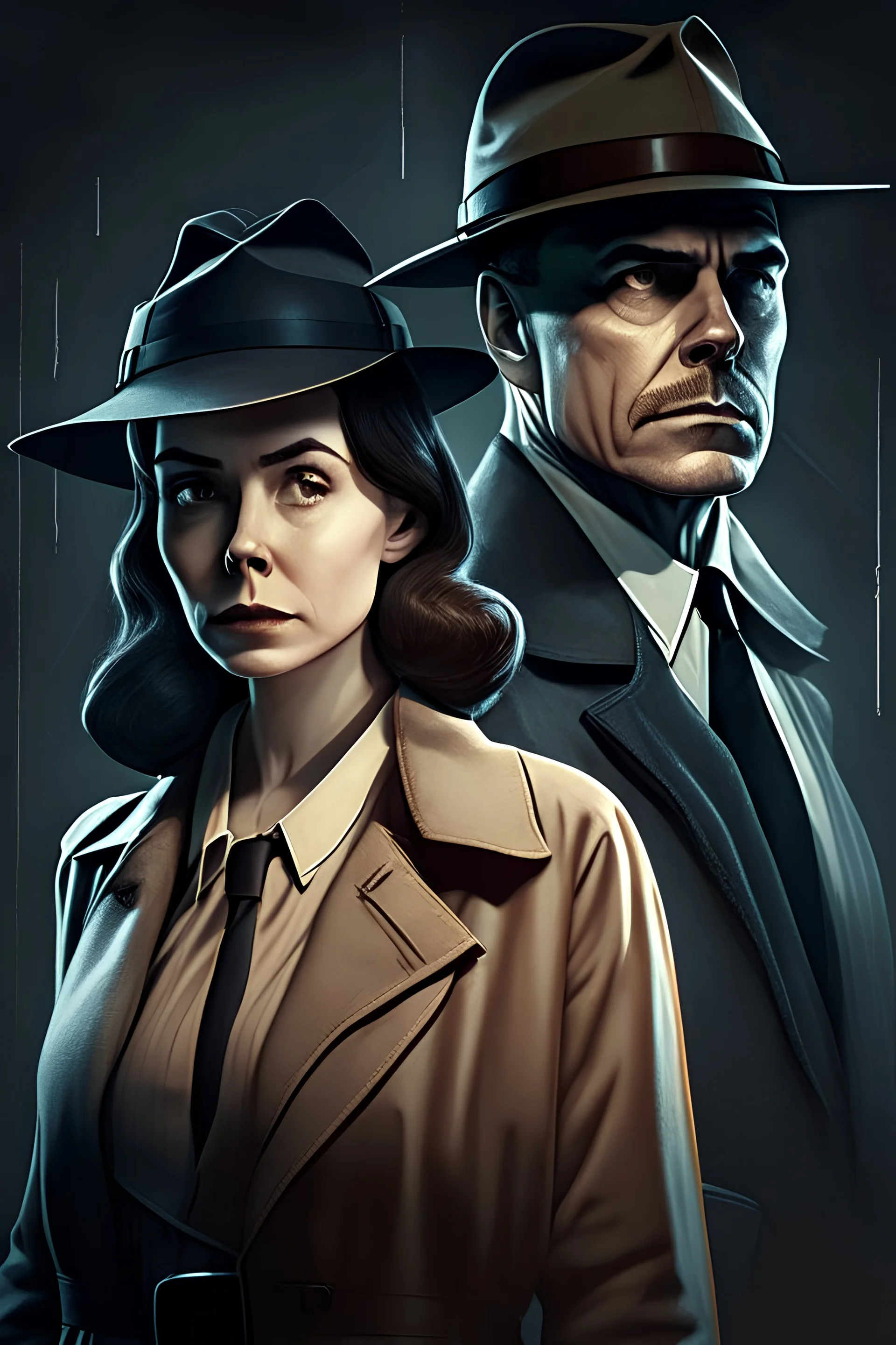 A male investigator and a female investigator