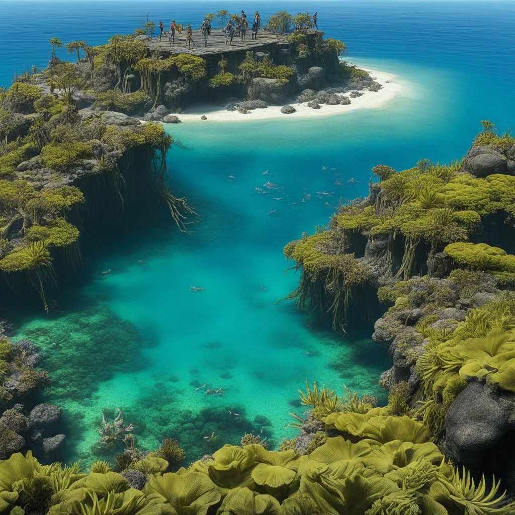 An indeterminate but several hundreds of years after The Jesus Incident the intelligent kelp has been almost totally destroyed, almost all land on Pandora has been submerged, and humanity has divided into two cultures: Islanders and Mermen. Islanders live on floating islands, the smallest of which houses at least 10,000 people, and which like much of Islander technology are living creatures. Islanders are genetically unstable due to the clone and genetic experiments of Jesus Lewis. Some are near