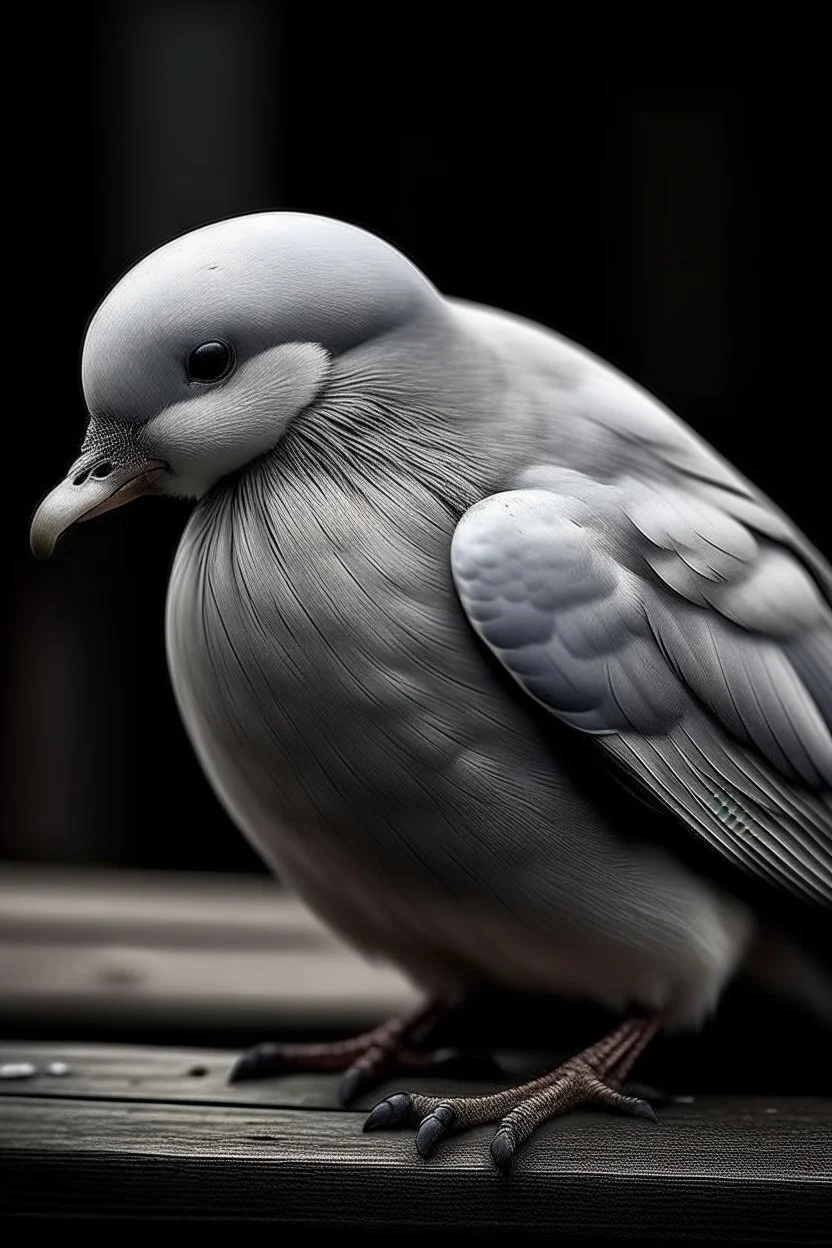 A sad dove