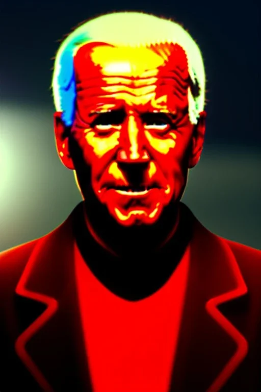 realistic image of joe biden zombie, night, walking zombie style, waist up view, 80s, dark ambient, highly detailed, sky background, concept art, unreal engine 5, god rays, ray tracing, RTX, lumen lighting, ultra detail, volumetric lighting, 3d, finely drawn, high definition, high resolution.