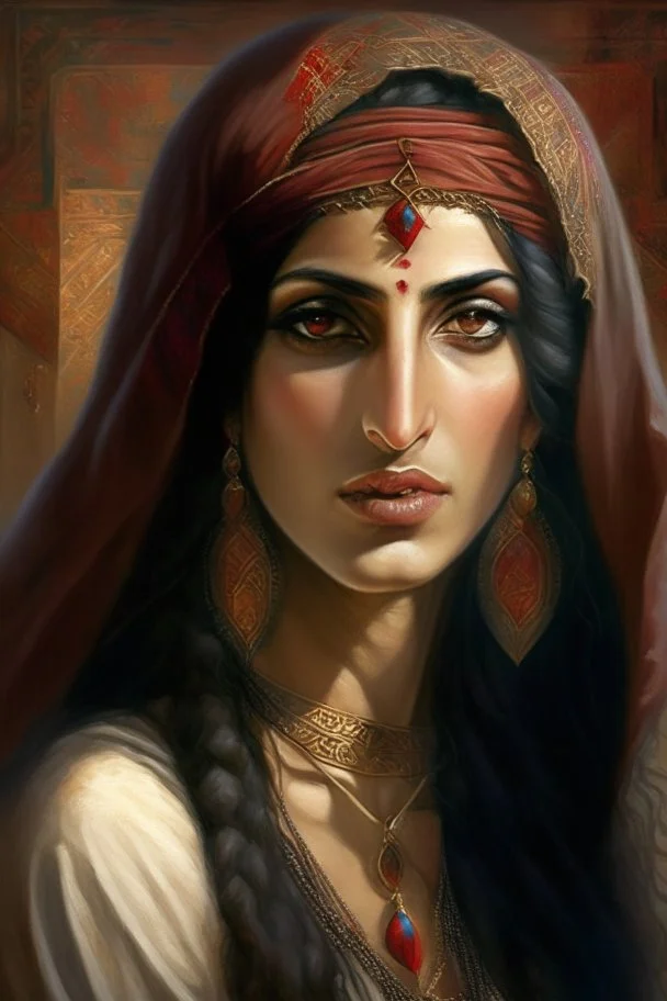 picture of Lilith as a middle eastern woman