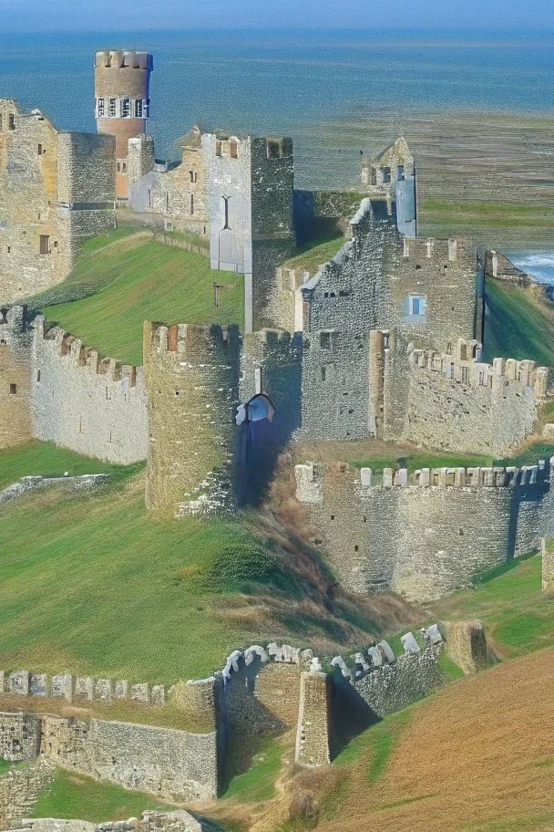 Hastings castle in full tenth century glory