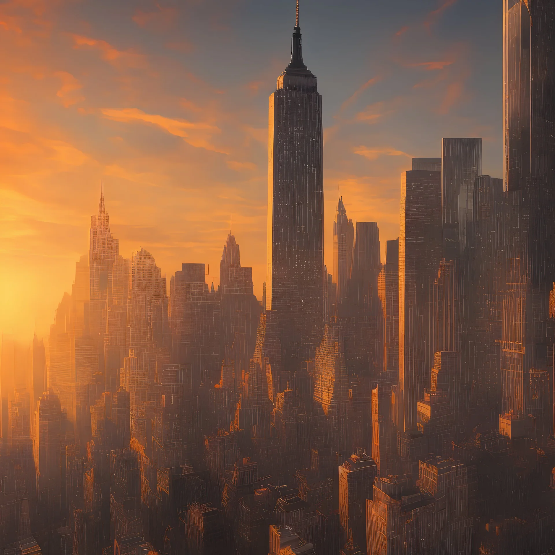 New York sunset