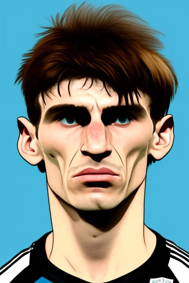 Alejandro Garnacho Argentine football player ,cartoon 2d