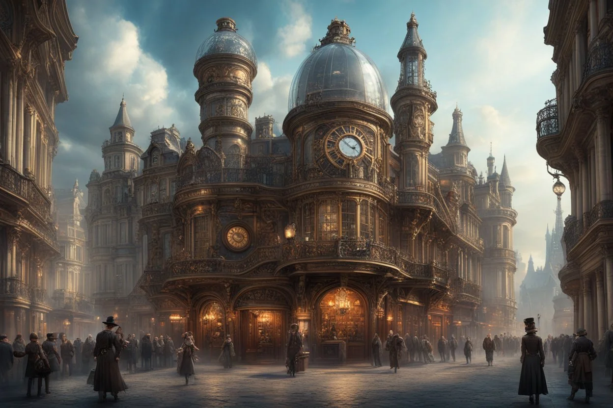 Мир где выглядит все как стимпанк но при этом все держаться на магии. А магия - это артефакты что кроются в кристальных камнях разных цветов. В этом мире присутствует ученный комитет, что изучает магические артефакты во благу Франция, начало 1880-х годов. Париж – сердце технологического прогресса, где переплетаются изящная архитектура, замысловатые механизмы и загадочная сила кристальных артефактов. Магия, заключенная в кристаллах, пронизывает каждый аспект жизни, от освещения улиц.