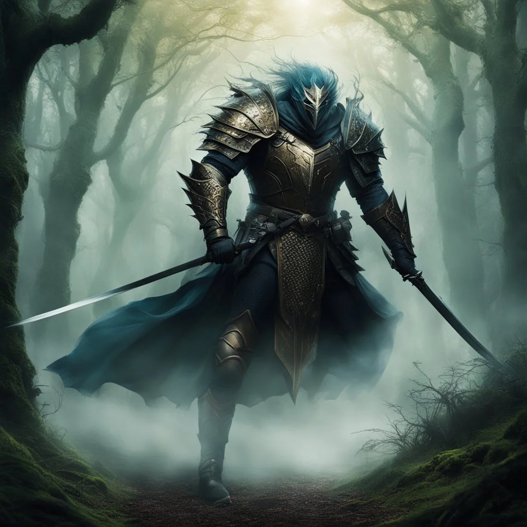 In the enchanted forest, Sir Aldric faces the fearsome hydra, A dance of valor and surrealism in a realm of twisted dreams. The mist-clad battleground echoes with the clash of sword and scale, As the knight fights not for fear but for his kingdom's honor. Reality merges with imagination, blurring the lines of what is real, Colors dance, and the forest holds its breath, in awe of the spectacle. A tapestry of legends is woven, as heroism and surrealism collide, The forest becomes a stage, shadows