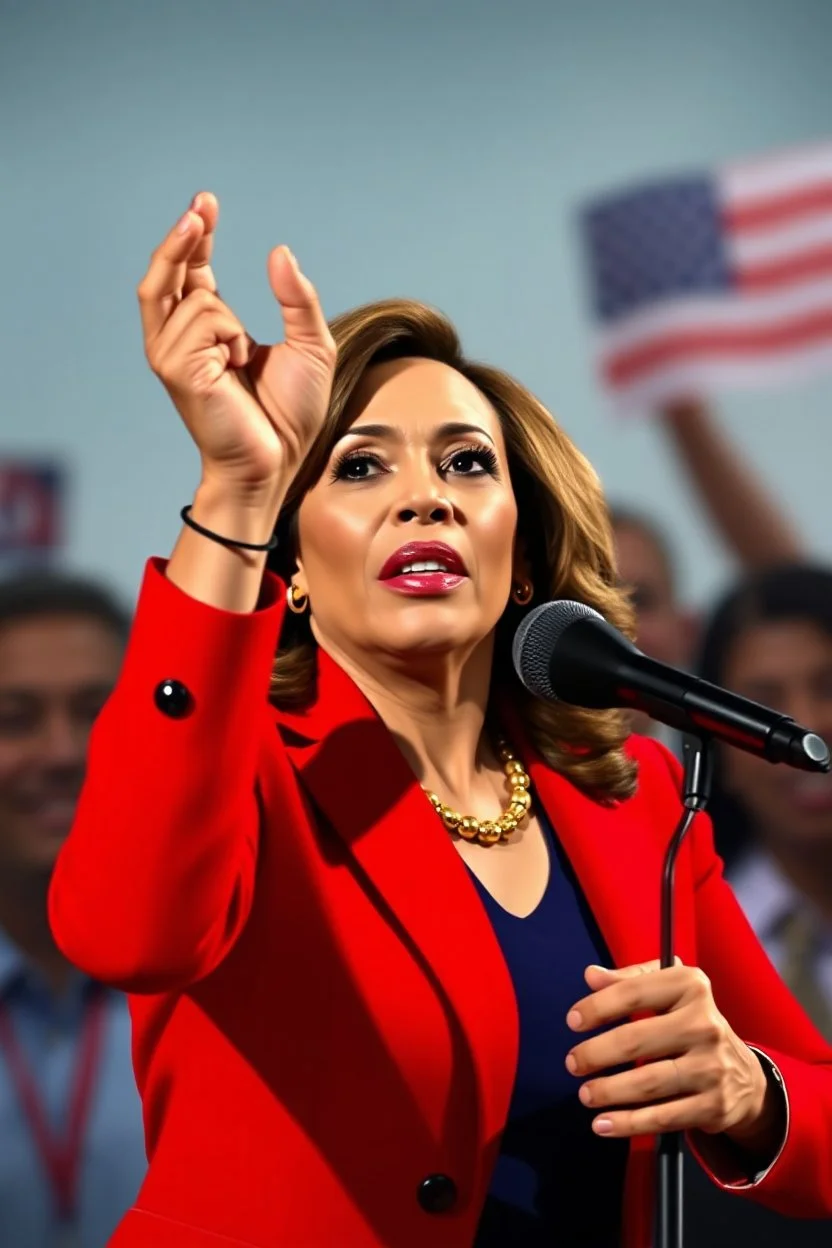 Kamala Harris i the role as he-man