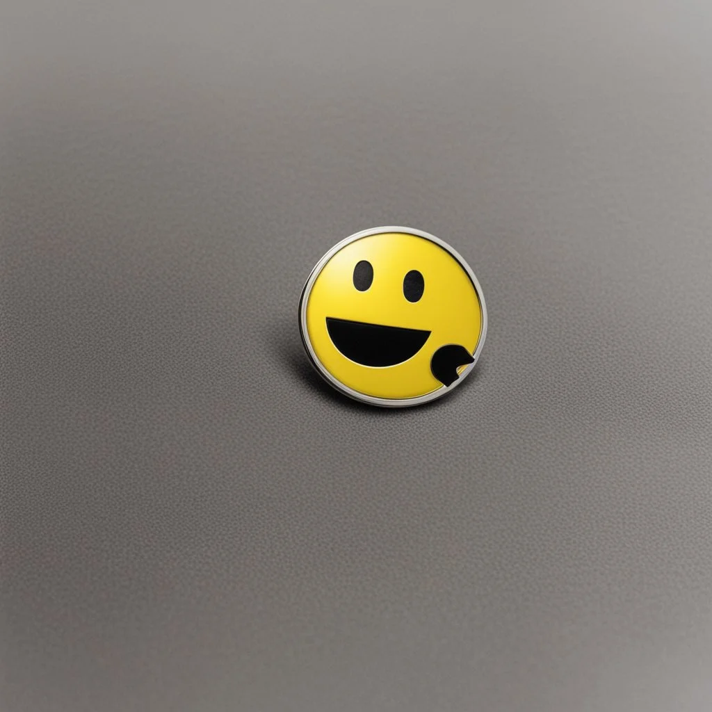 pac-man metal pin