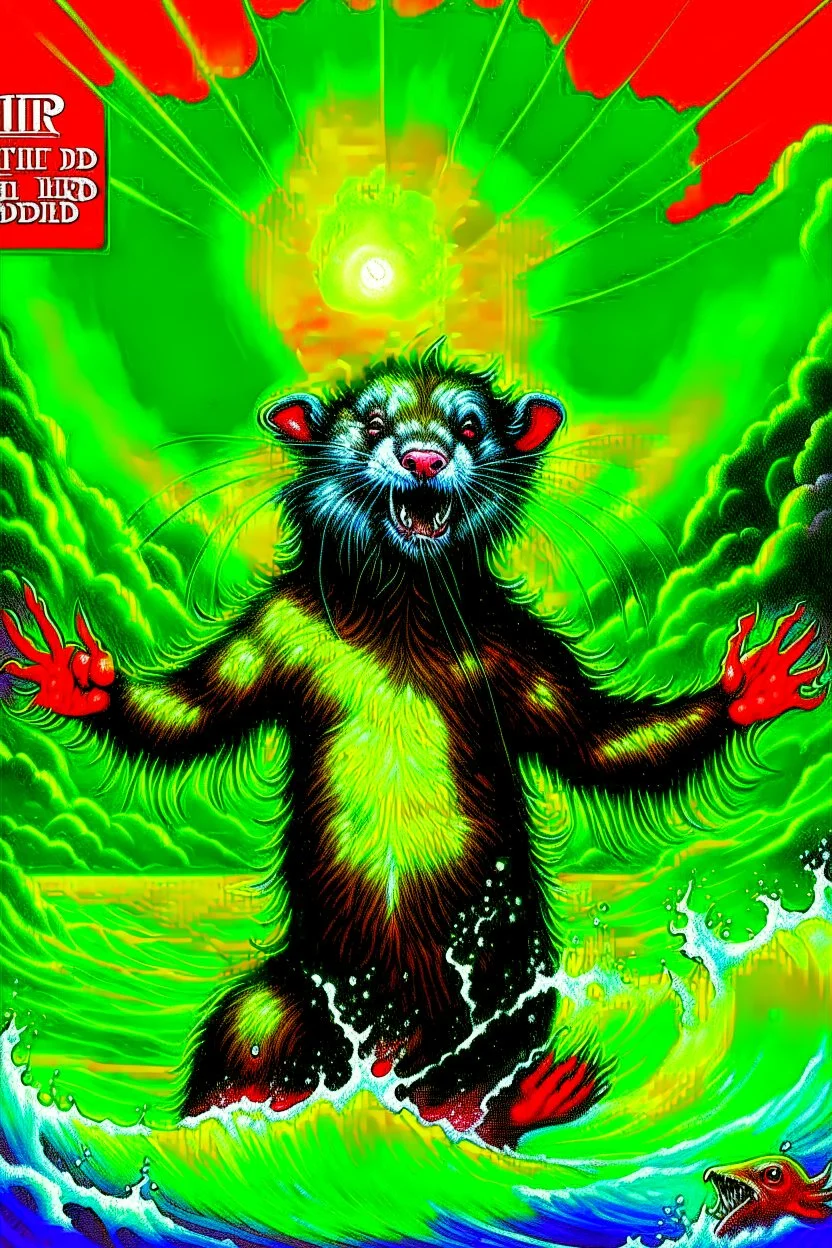 The cover art for Holy Diver by Dio, but the demon is an otter