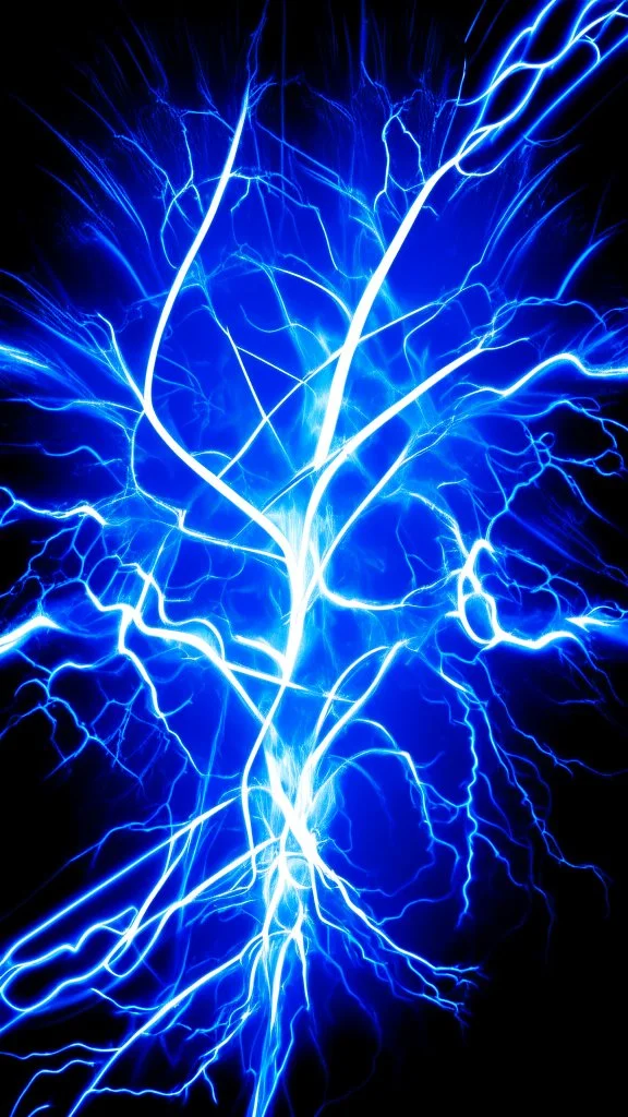 blue electricity background