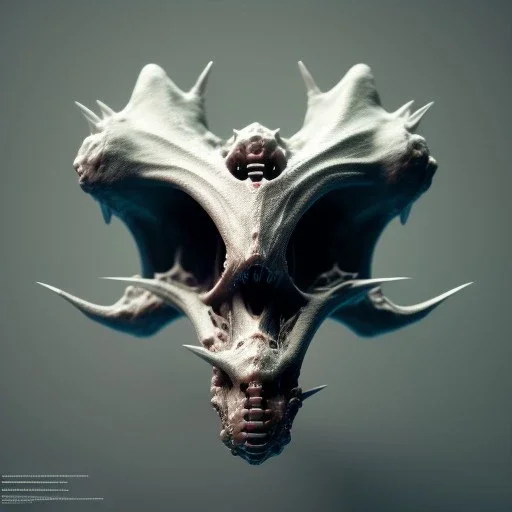 Fluid ink bone creature, unreal engine 5, 8k resolution, photorealistic, ultra detailed