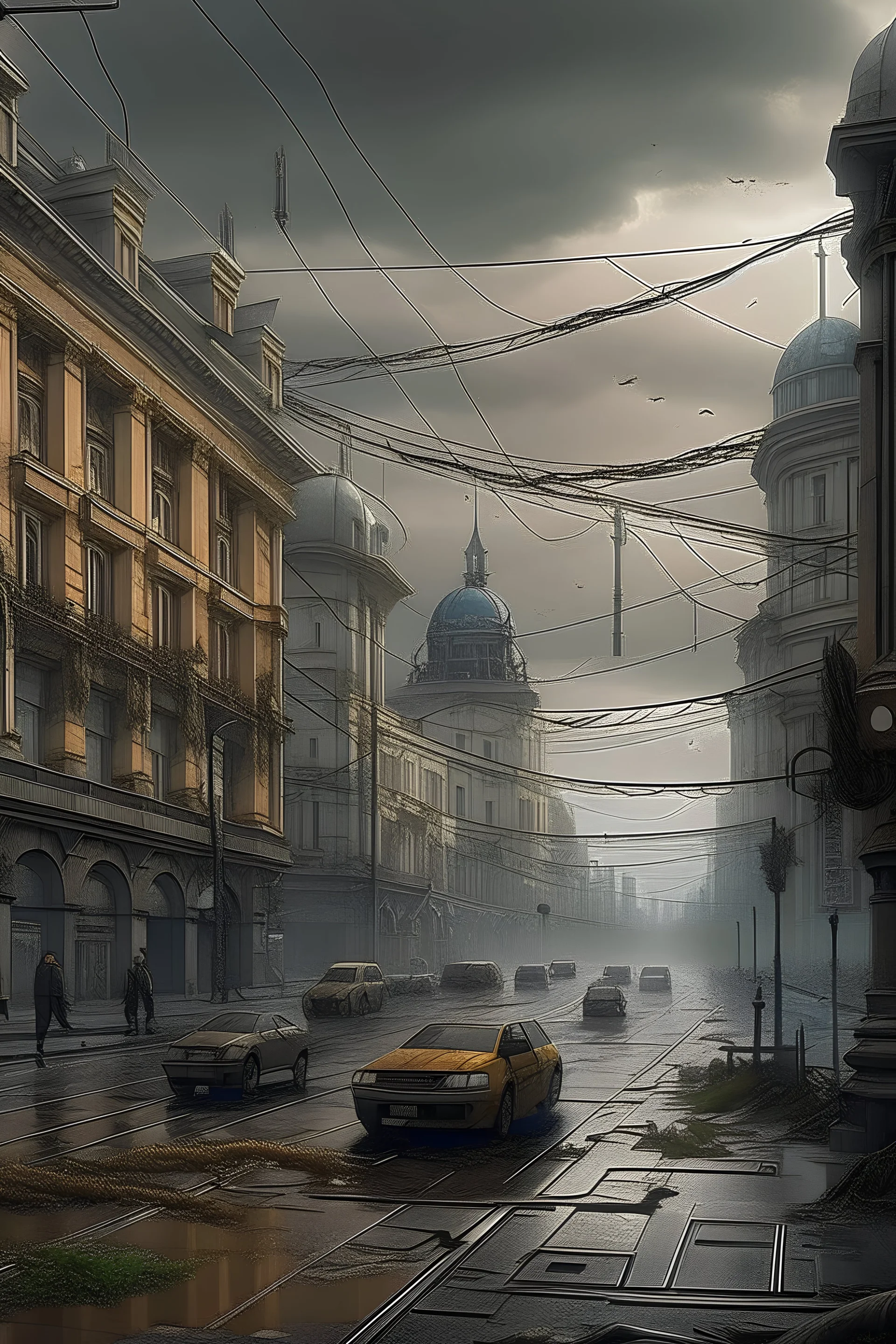 What would Warsaw look like in the style of Death Stranding