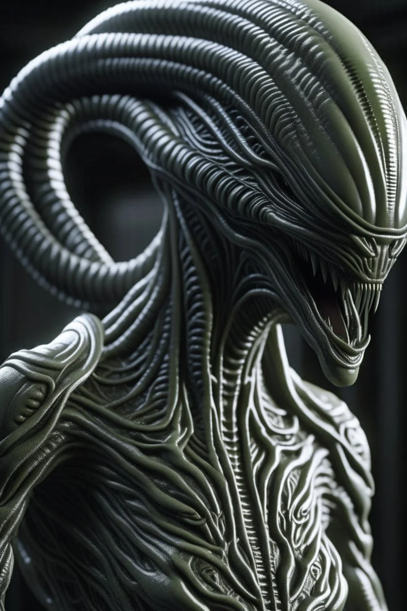 alien drawing ,3d 4k octane render, smooth, sharp focus, highly detailed, unreal engine 5,