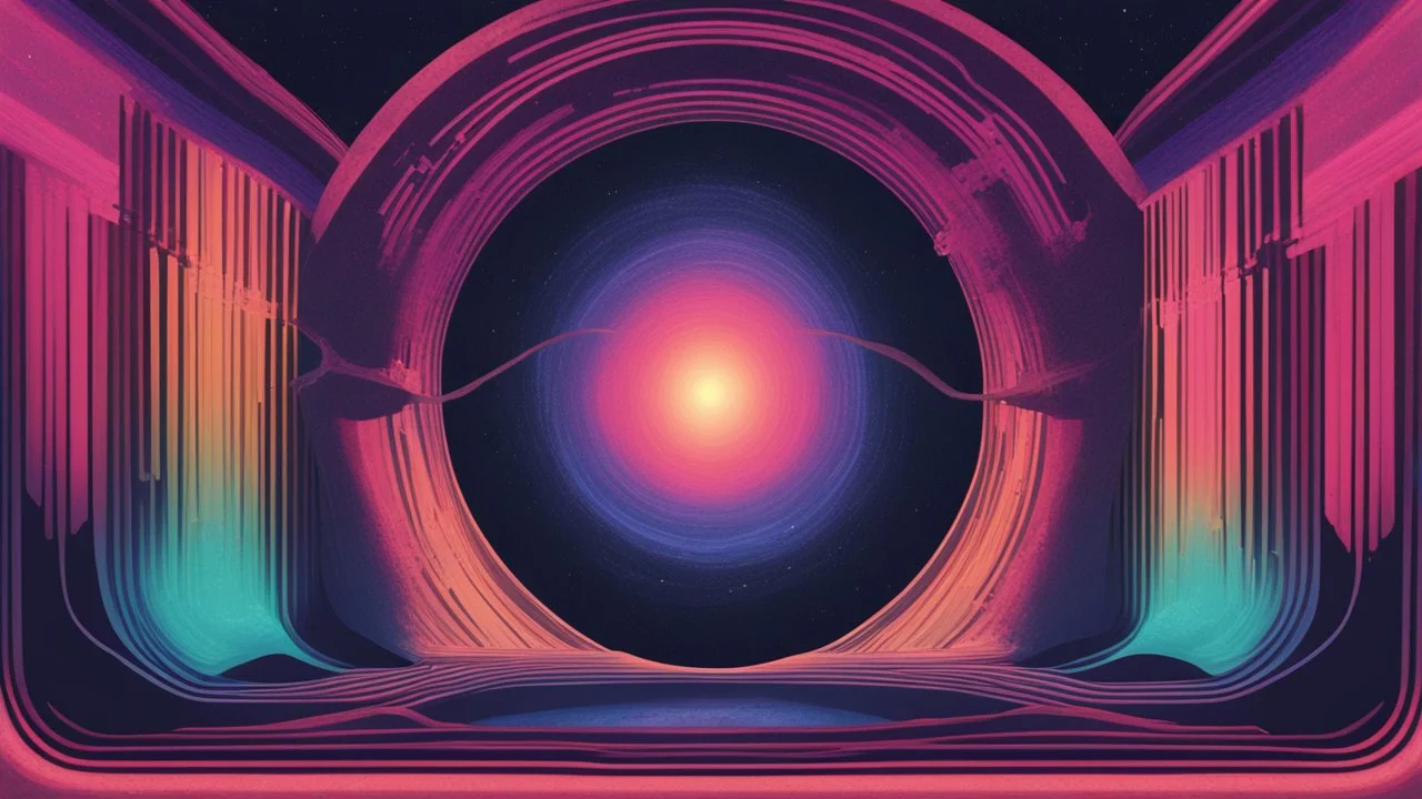 "A thumbnail image for the video showcasing a vibrant alien planet at the heart of a dark cosmos. The planet is surrounded by colorful halos that reflect the magical hues of space. The planet is adorned with bright rays of light, symbolizing the quest for life in unimaginable places."