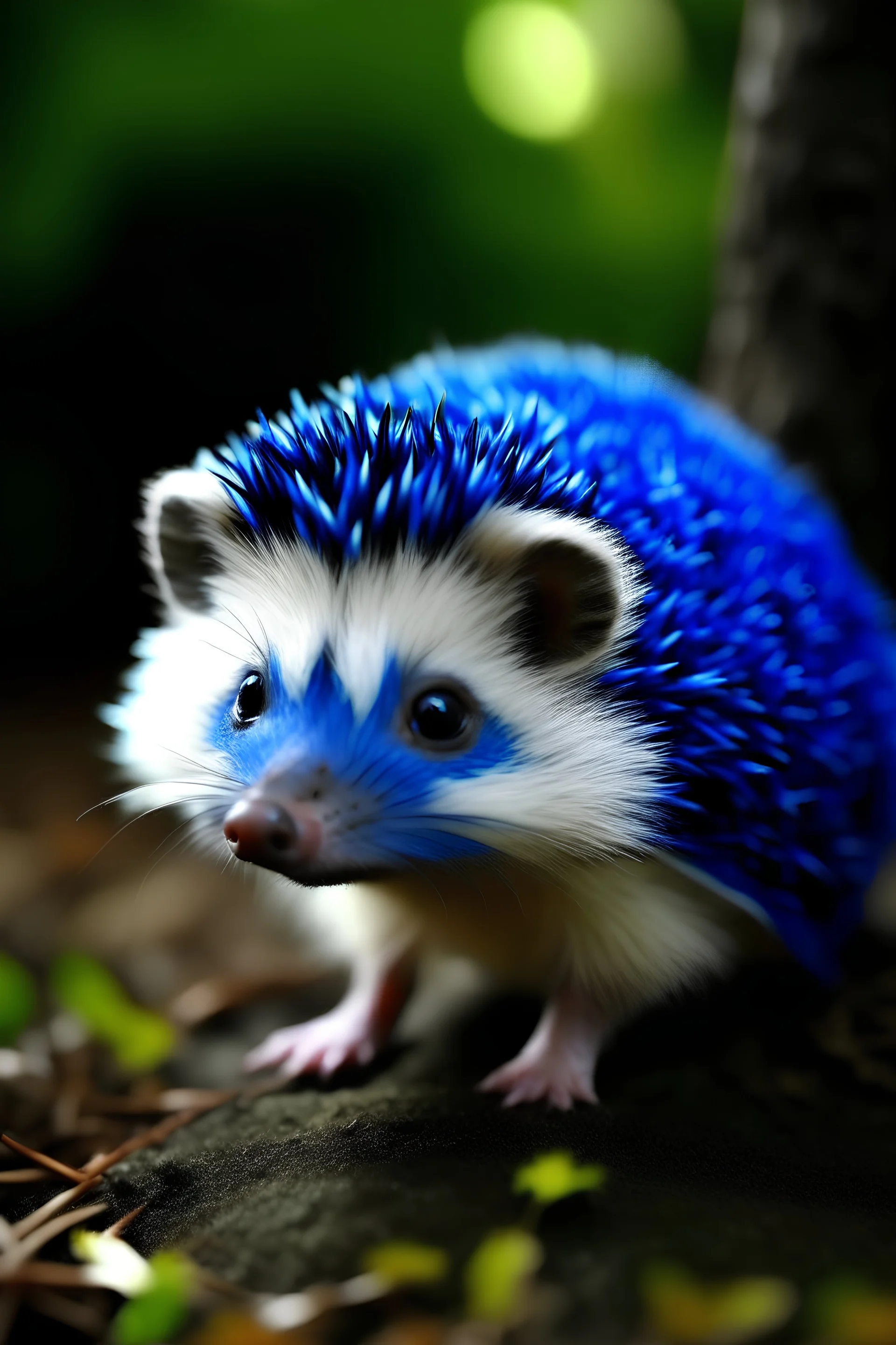 blue hedgehod