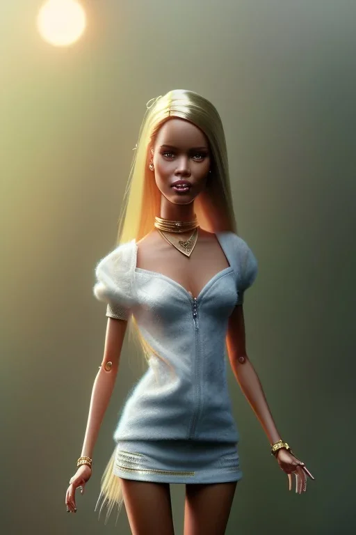 Barbie doll drawn by Greg Rutkowski