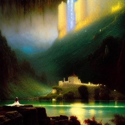 Drawing of 'Medieval Romanian Castle',bats,mountain,lake,Storm,lighting by gaston bussiere, greg rutkowski, yoji shinkawa, yoshitaka amano, tsutomu nihei, donato giancola, tim hildebrandt, oil on canvas, cinematic composition, extreme detail,fit full head inside picture,16k