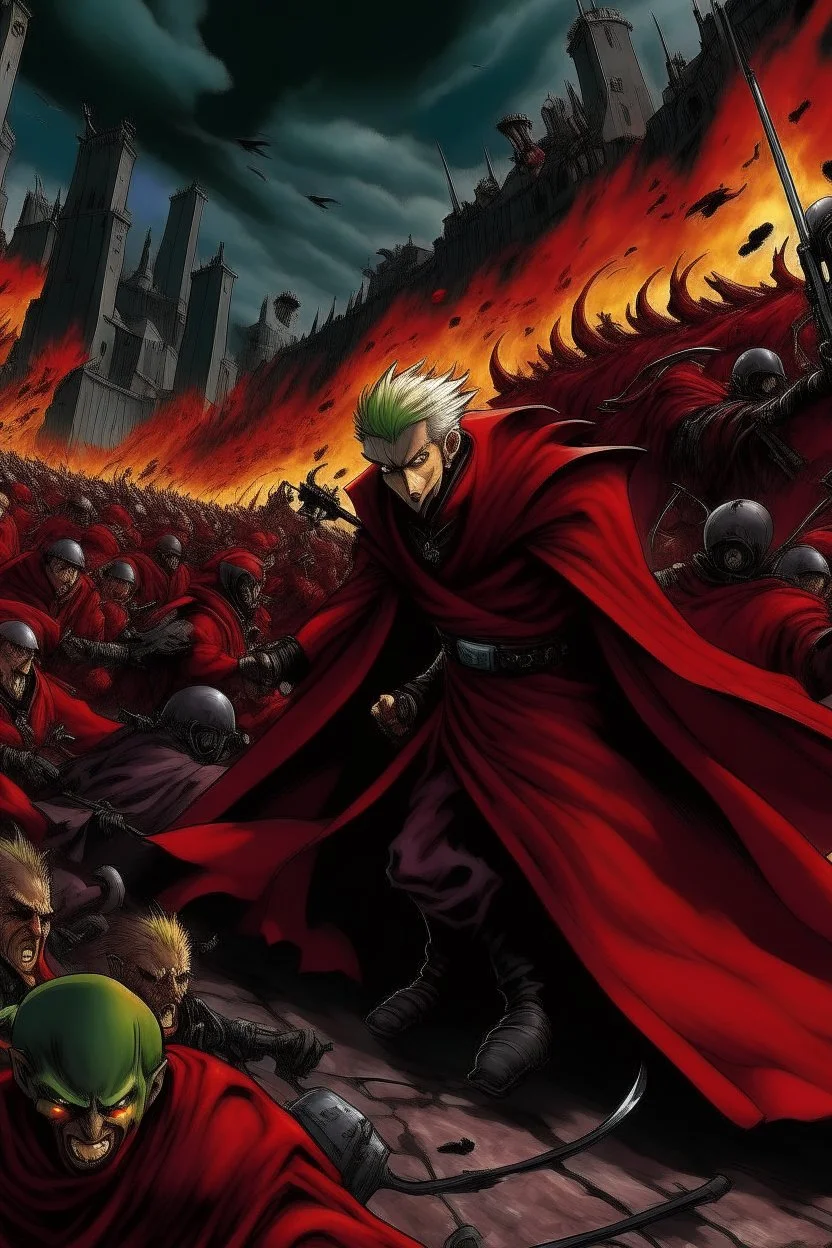 The Vash Stampede in the blood