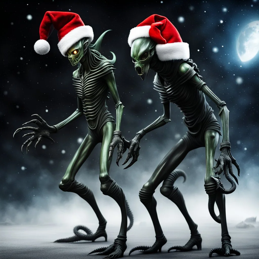 Some of Santa's elves have become xenomorphs.