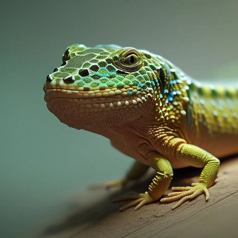 crustacean lizard, masterpiece, expert, 8K, hyperrealism, sharp focus, cinematic lighting, realistic