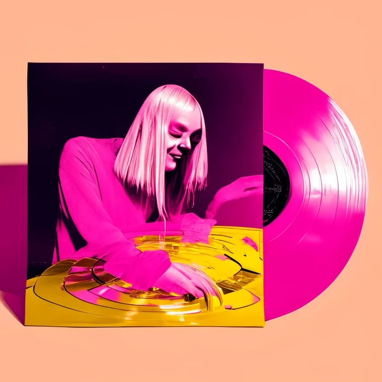 yellow kaleidoscope vinyl