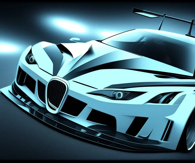 Car Supercar Vector 3d rendering Vector collage