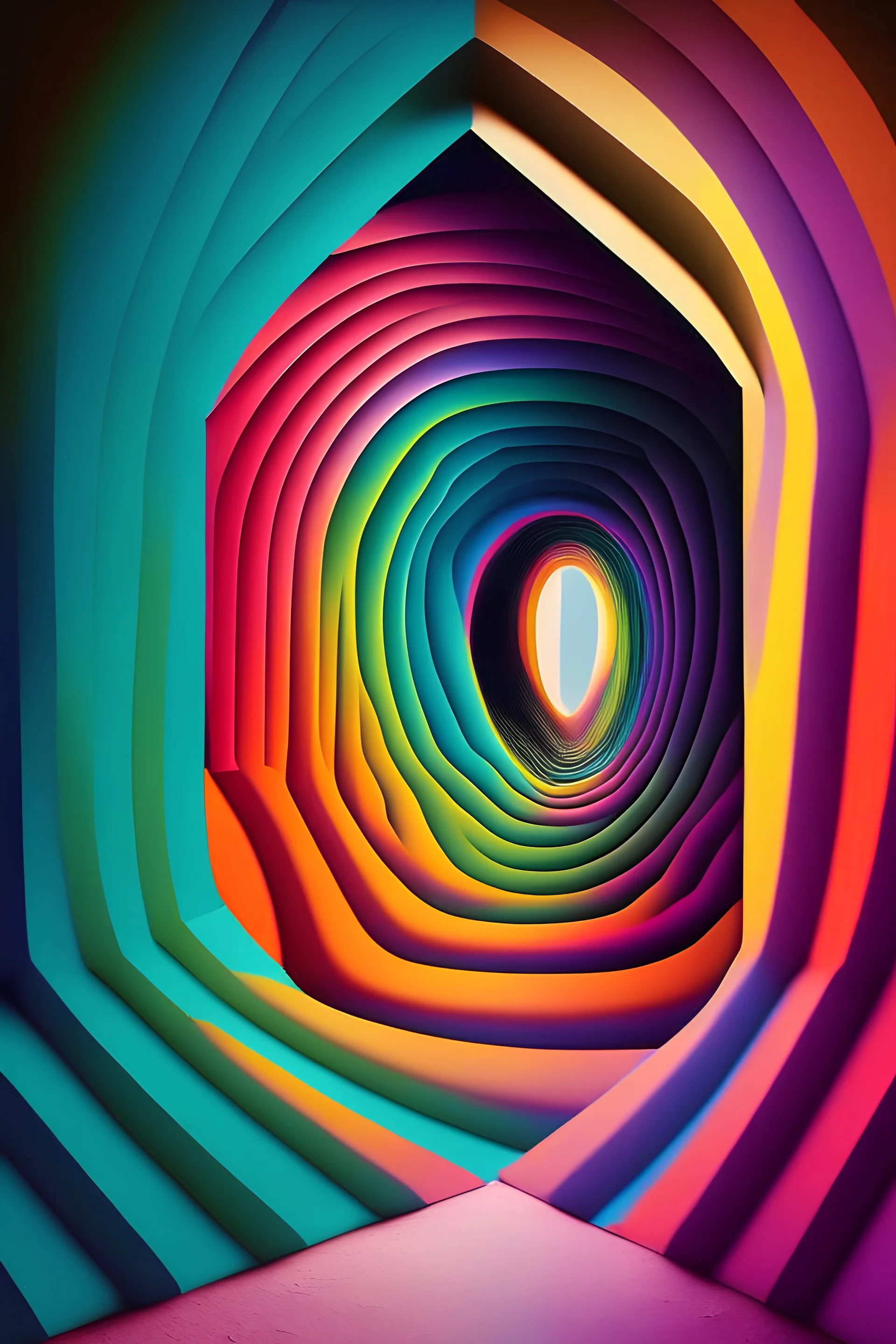 colour illusion into the beyond