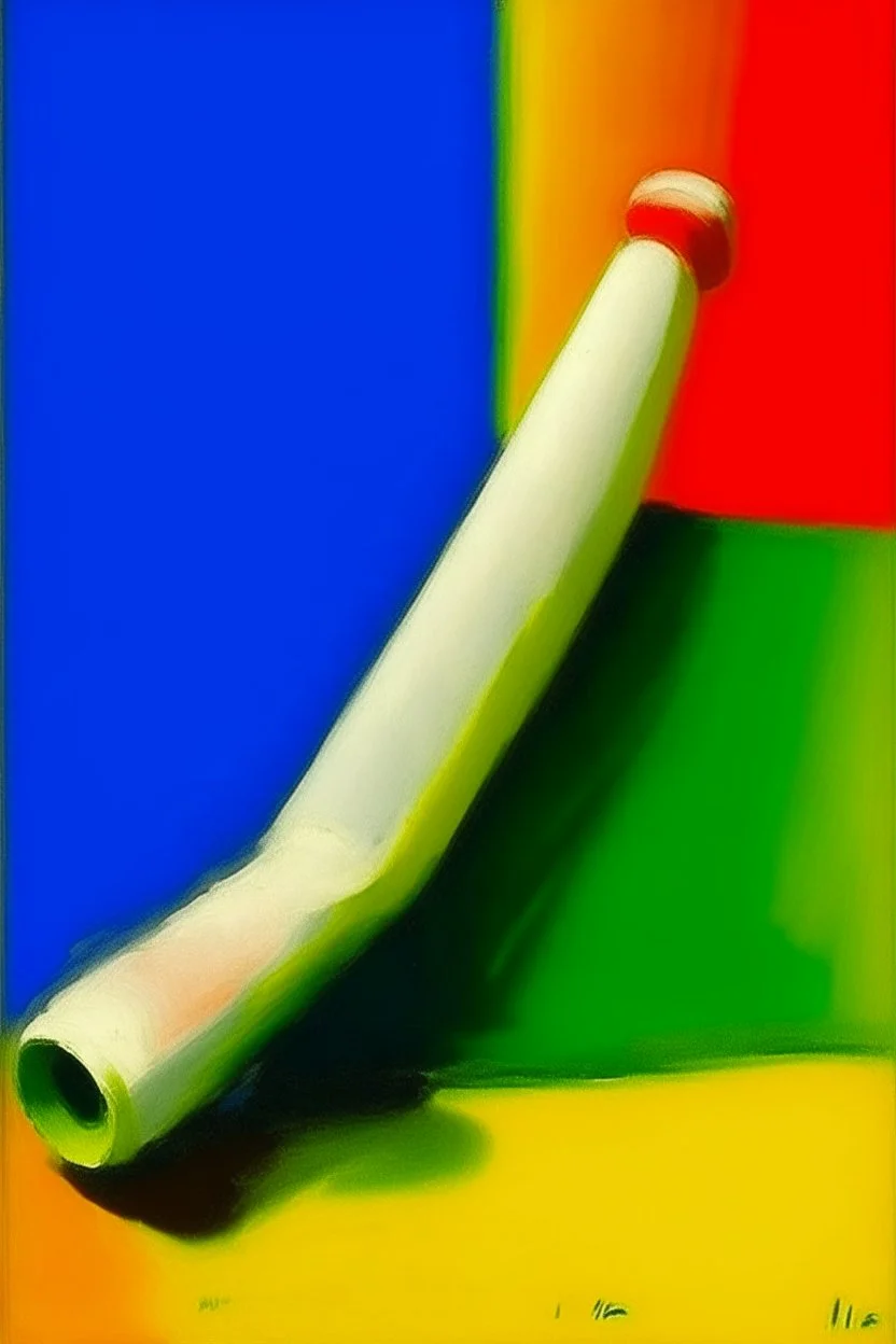 A white air wand painted by Alexej von Jawlensky