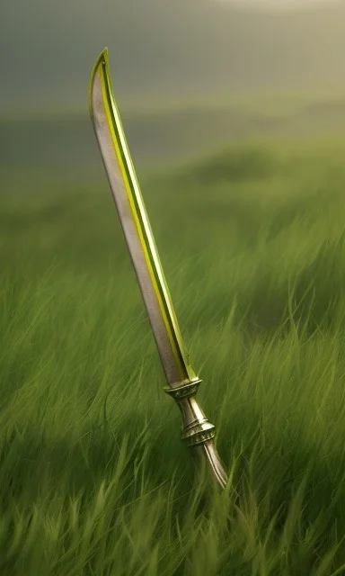 full art grass sword