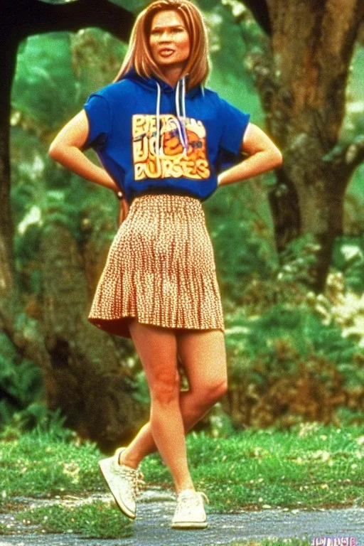 year 1996 fashion. Loose skirt, low waist. Combat t-shirt. Colors: denim blue, blue, purple, cream, khaki, light green, lilac, plum, orange, terracotta, red, light yellow, pink, dark blue, beige. Latex in small part. Sturnus vulgaris pattern prints.. bridget jones and jennifer lopez. Hoodie.