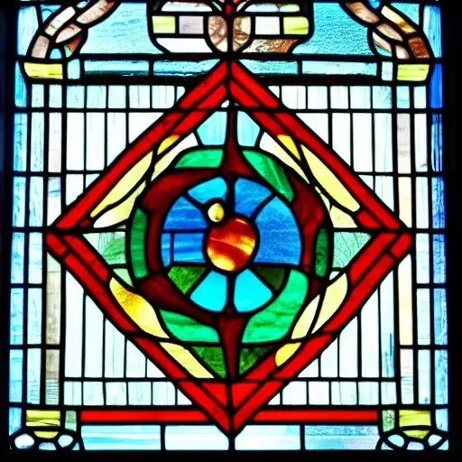 hebrew in stained glass