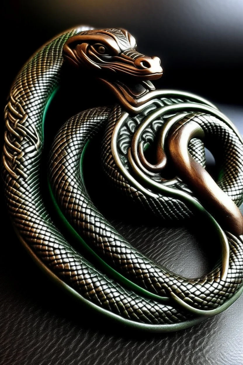 Celtic knot snake