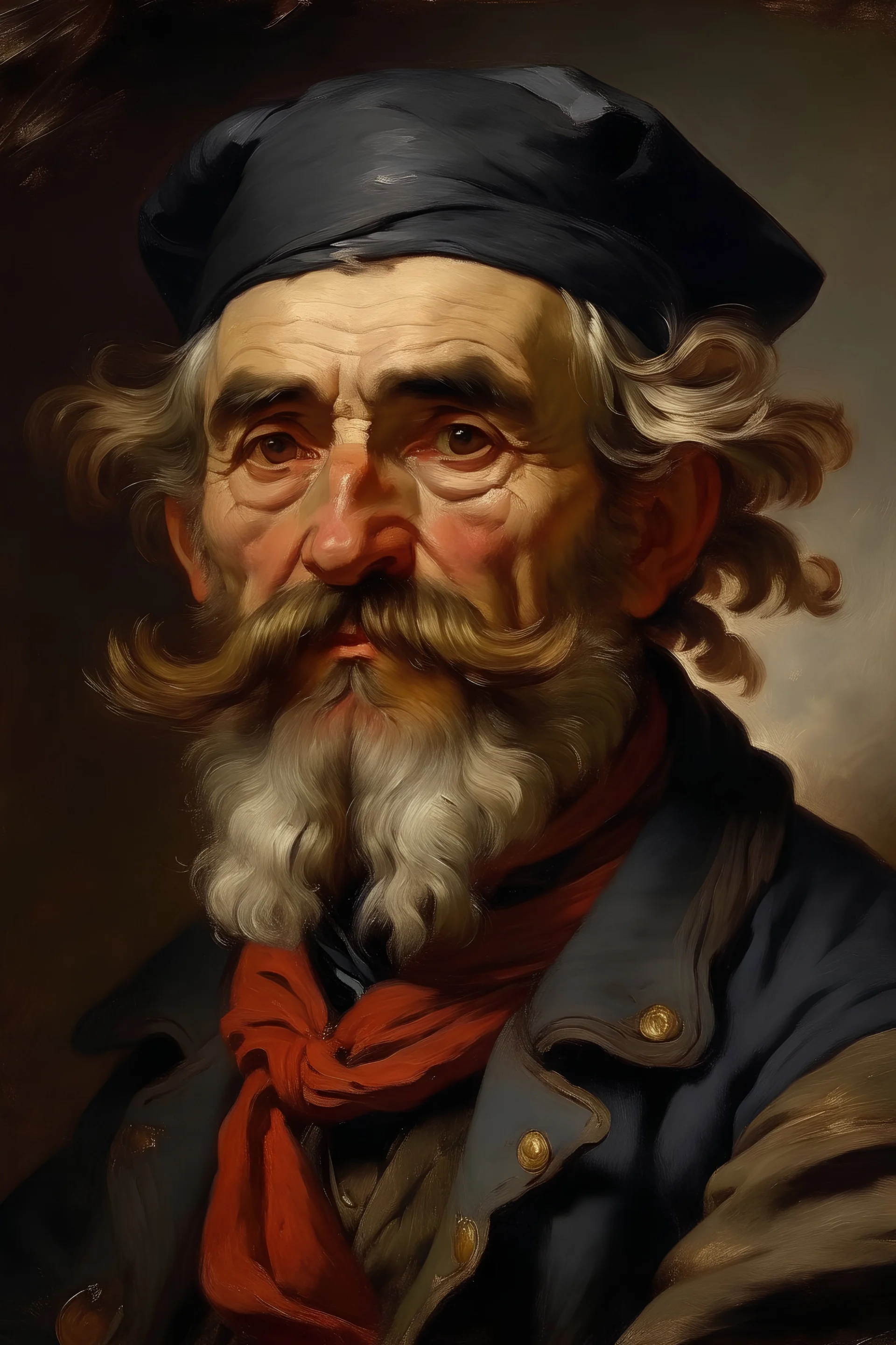 Portrait of a French man