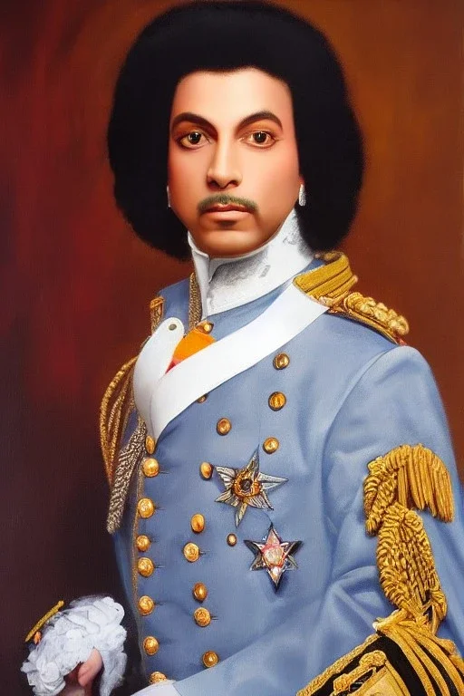 Full body portrait, painting, medium shot lady Style of Prince Poppycock