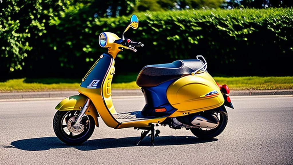 tin tin riding a scooter