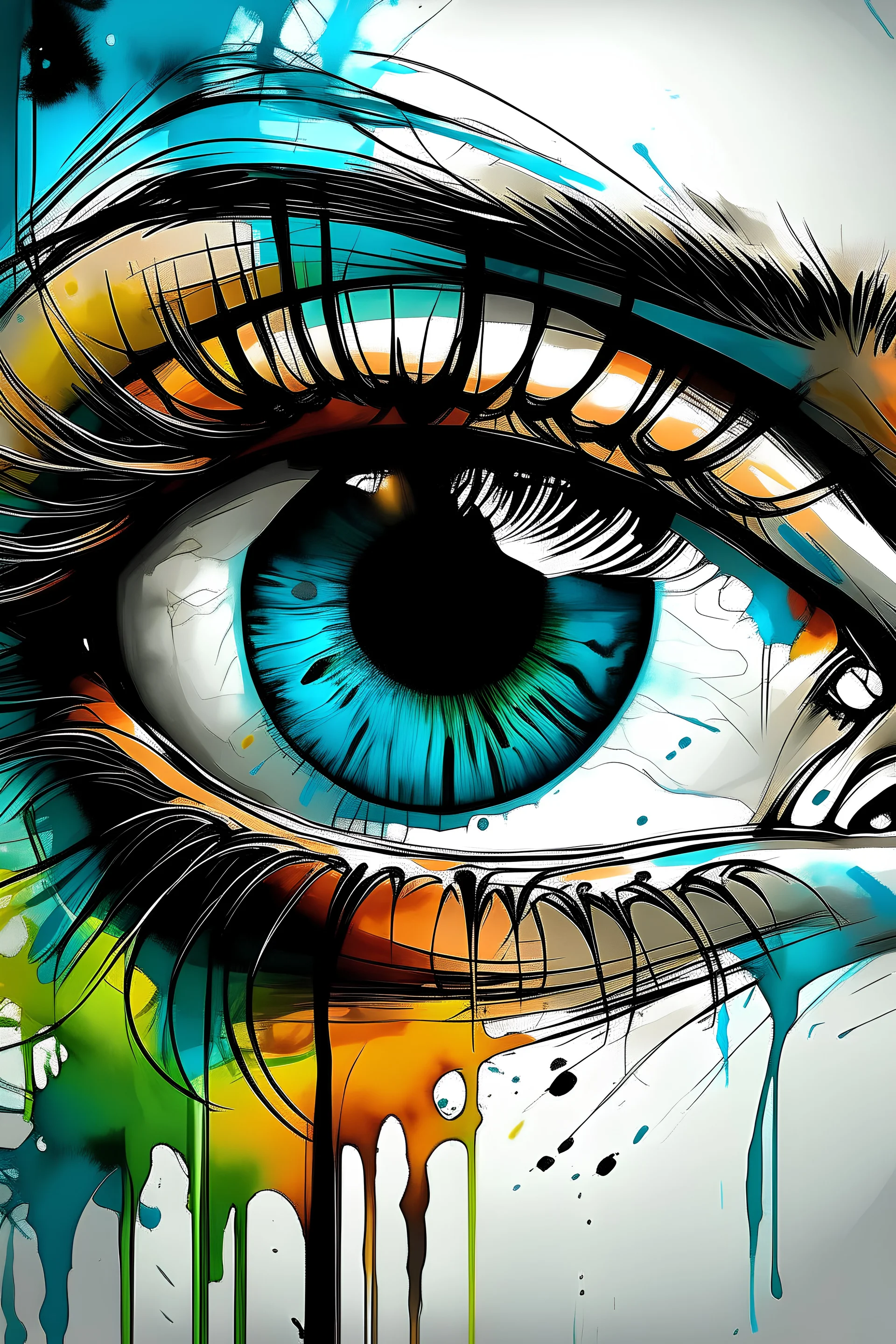 Eyes abstract