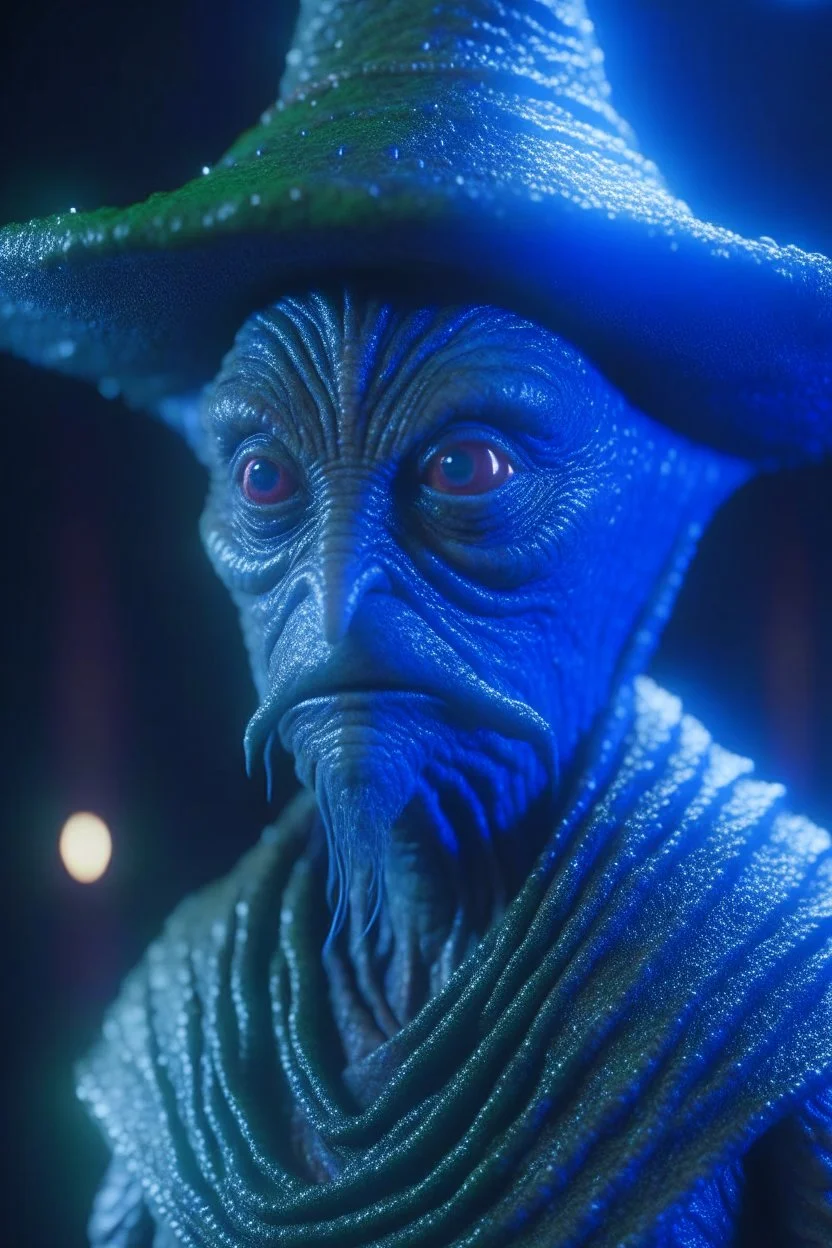 Wizard alien ,3d 4k octane render, smooth, sharp focus, highly detailed, unreal engine 5,