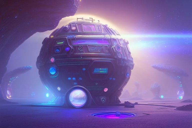 blue and purple crystal cosmic and galactic ambiance cinema4d sci-fi futuristic tunnel, full of details, smooth, bright sunshine,soft light atmosphere, light effect,vaporwave colorful, concept art, smooth, extremely sharp detail, finely tuned detail, ultra high definition, 8 k, unreal engine 5, ultra sharp focus