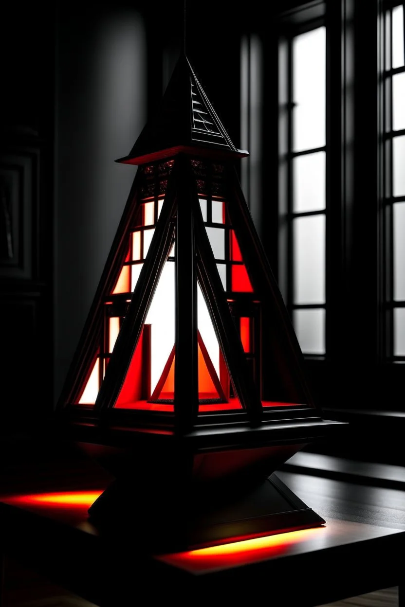 gaming table lamp inspired by palace, modern design,