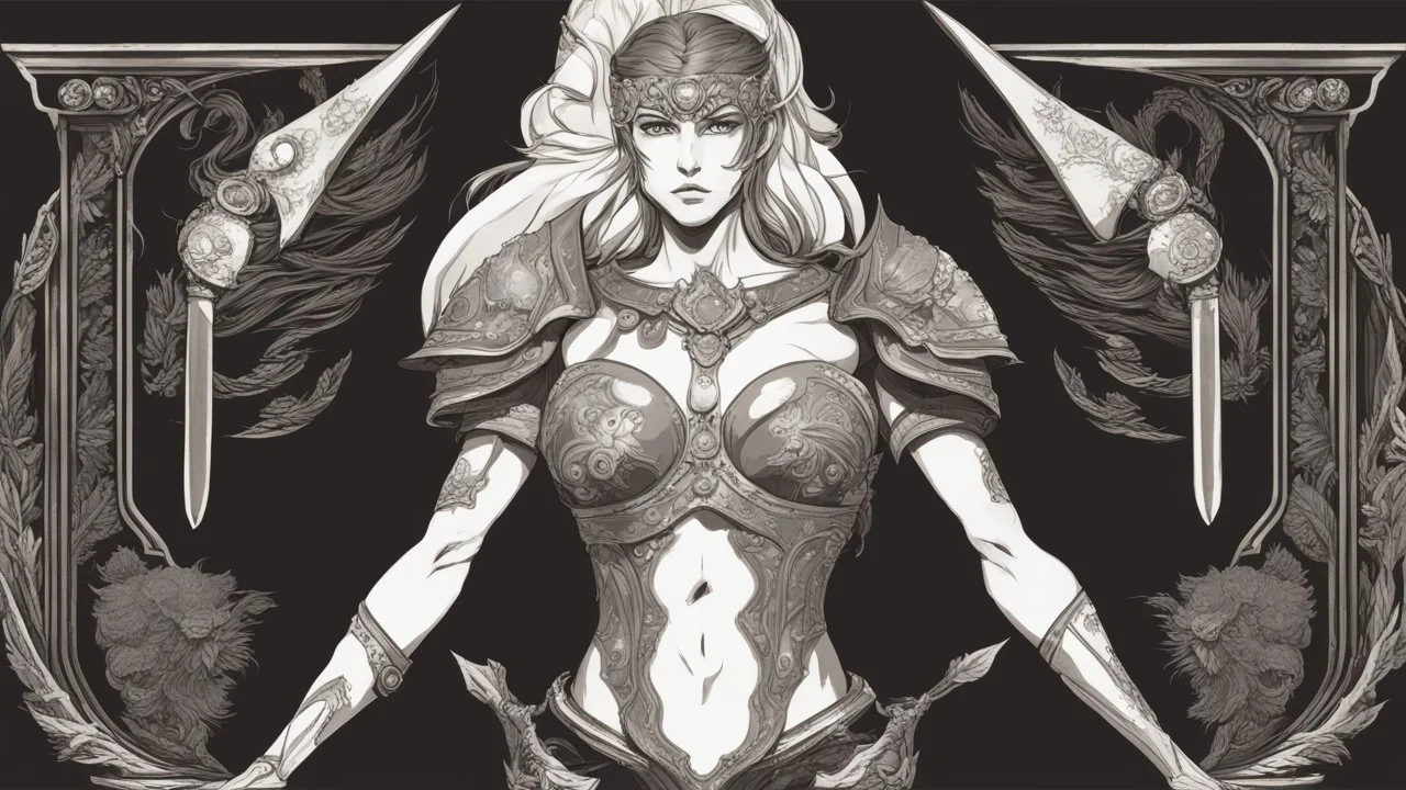 محارب لديه كاريزما وشكله مهيب