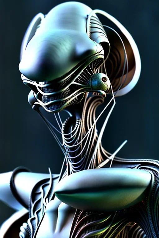 alien humanoid, 8k, finely detailed, photo realistic.