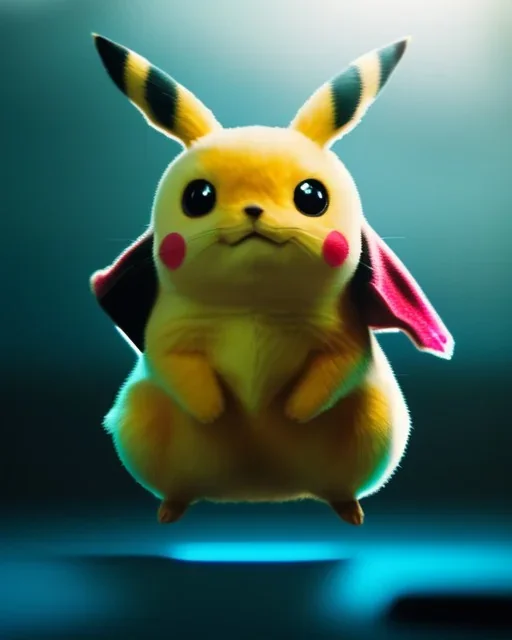 Pikachu, highly detailed, hyper-detailed, beautifully color-coded, insane details, intricate details, beautifully color graded, Cinematic, Color Grading, Editorial Photography, Depth of Field, DOF, Tilt Blur, White Balance, 32k, Super-Resolution, Megapixel, ProPhoto RGB, VR, Half rear Lighting, Backlight, non photorealistic rendering