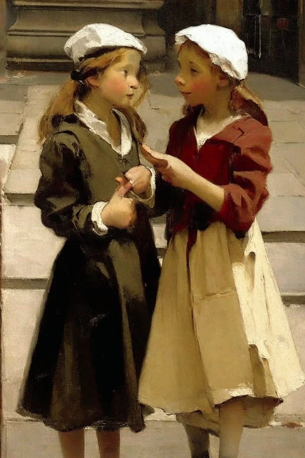 Carel Fabritius girls in paris