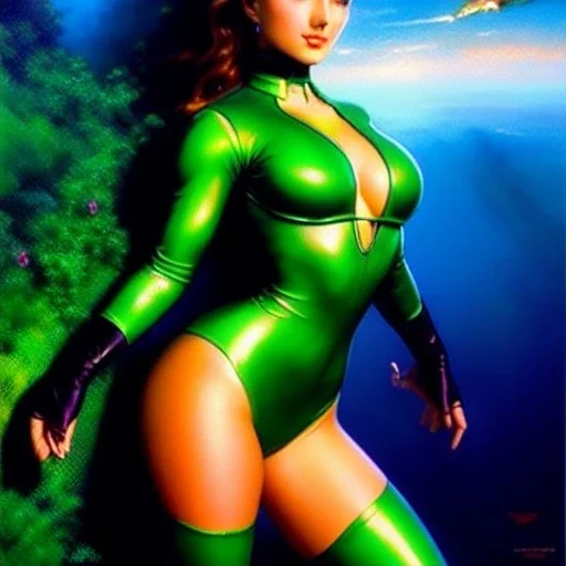 fullbody portrait 'beautiful Sexy Busty Cammy',wearing skintight transparent suit,hyperrealistic skin,crystal clear green eyes,painting by gaston bussiere, greg rutkowski, yoji shinkawa, yoshitaka amano, tsutomu nihei, donato giancola, tim hildebrandt, oil on canvas, cinematic composition, extreme detail,fit full head inside picture,32k