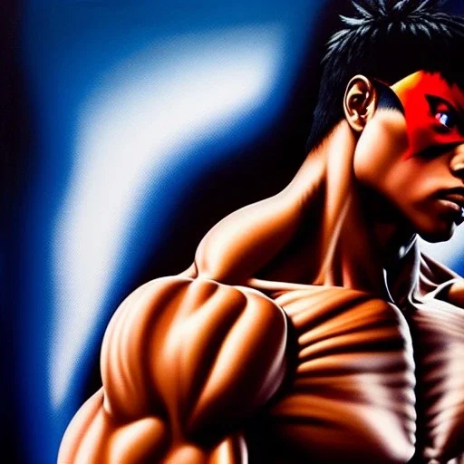 Ultra detailed fullbody Portrait in oil on canvas of Street Fighter- E.Honda,extremely detailed digital painting,ultrarealistic skin,intense stare, extremely detailed face, crystal clear eyes, mystical colors ,perfectly centered image, perfect composition, rim light, beautiful lighting,masterpiece ,8k, stunning scene, raytracing, anatomically correct, in the style of Simon Bisley and Ohrai Noriyoshi and robert e howard and Steve Jung and frank frazetta.